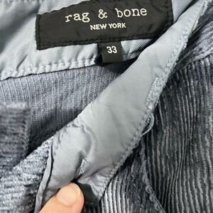 Rag & Bone Blue Corduroy Pants
